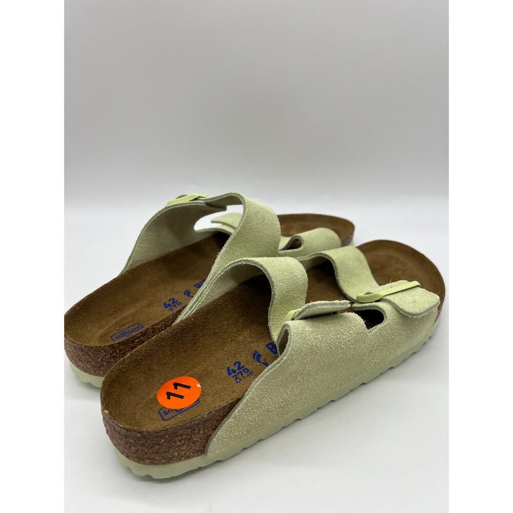 Birkenstock Arizona Soft Footbed Faded Lime Women's Size 11 New - Picture 14 of 16